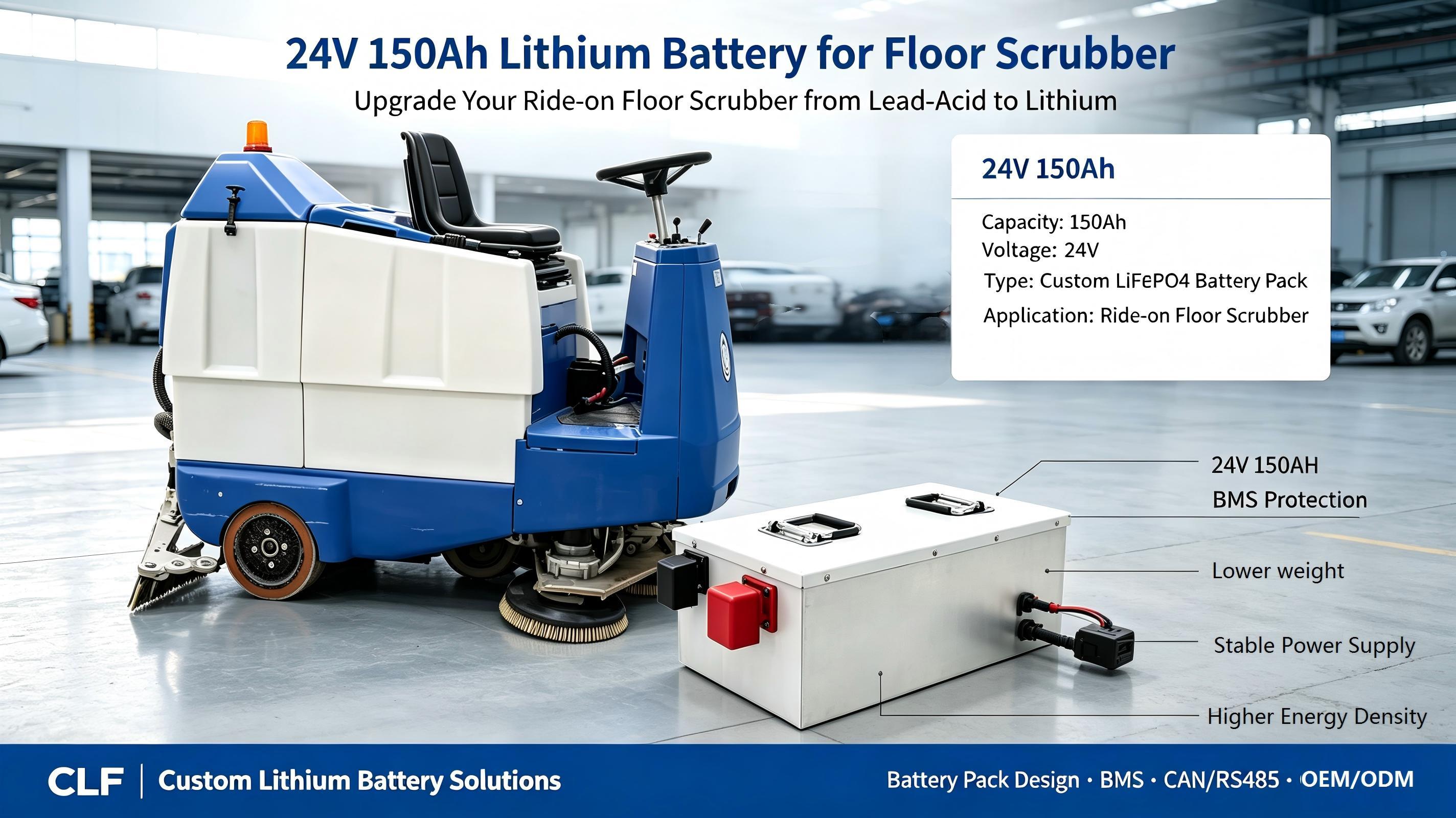 najnowsza sprawa firmy na temat 24V 150Ah Lithium Battery for Industrial Floor Scrubbers