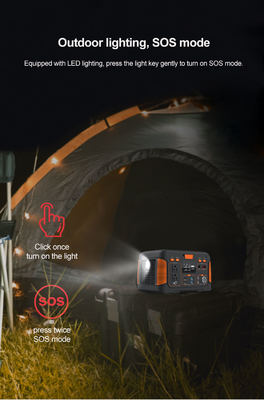 500W Portable Power Station with Solar Charging - Emergency Backup & Outdoor Camping