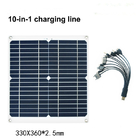 Outdoor Solar Charging Panel Monocrystalline 21W Solar Panel Customized