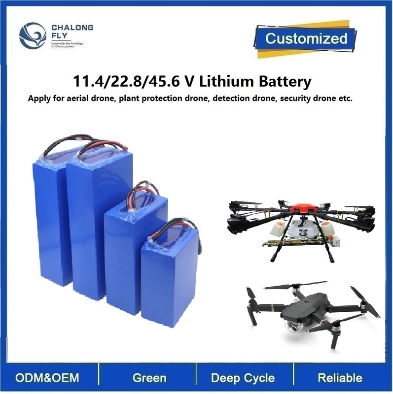 CLF OEM lithium battery 22000Mah LiFePO4 NCM 22.8V 33V 43.2V 6S 12s Lithium Ion Battery Packs For Aerial Detector Drone