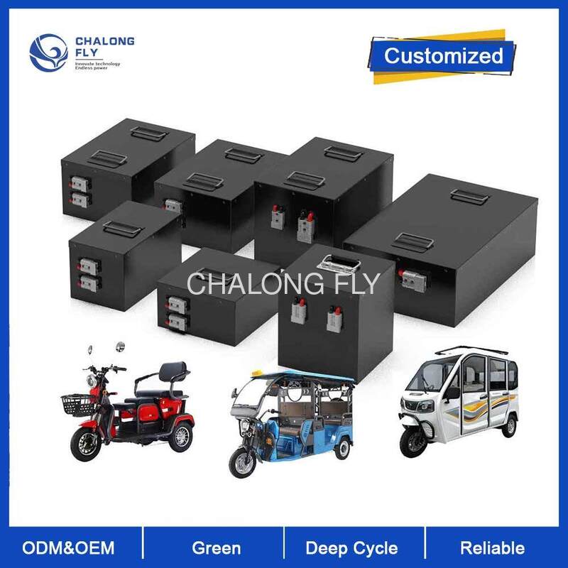 60V100Ah IP67 Waterproof Electric Golf Cart Battery with Long Cycle Life for Heavy-Load Transportation