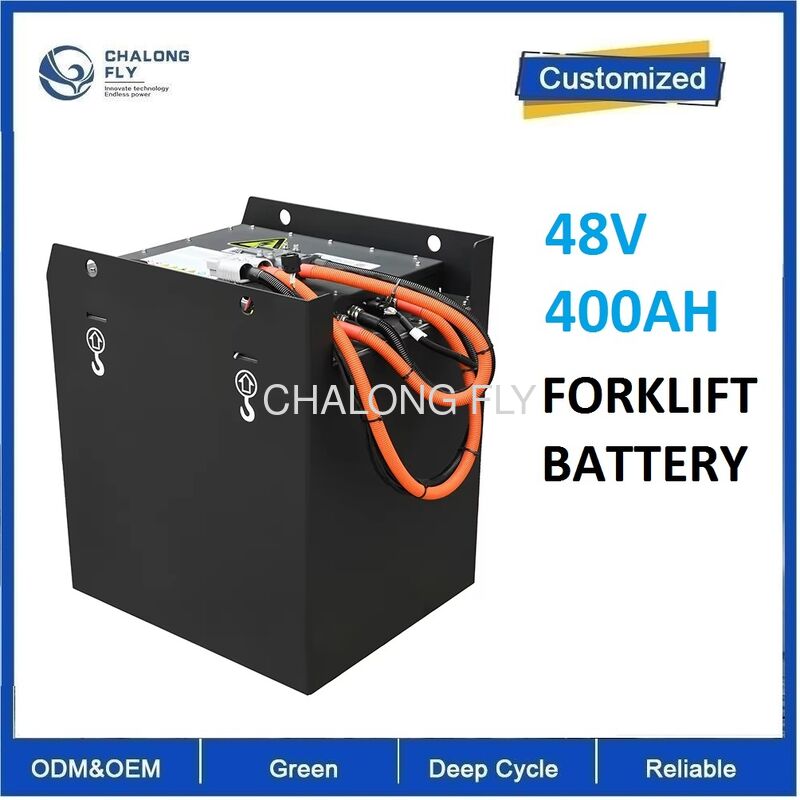 48V 400Ah Forklift Lithium Battery with Smart BMS and Rapid Charger for Electric Forklift