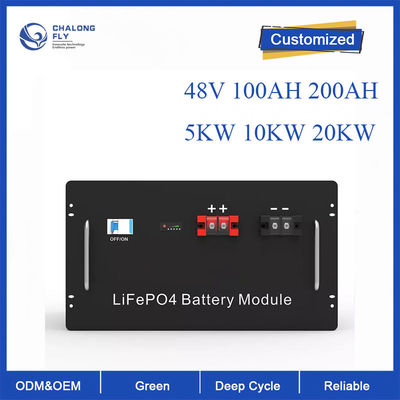 LiFePo4 bateria litowa 48V 5KW 10KW OEM ODM magazynowanie energii bateria litowo-żelazowo-fosforanowa do EV/RV/łodzi/wózków golfowych