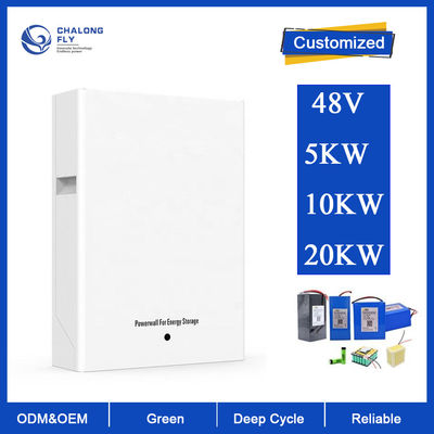 LiFePo4 bateria litowa OEM ODM 5KW 10KW bateria zapasowa do domu 48V 100AH ​​200Ah akumulator do przechowywania energii słonecznej