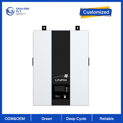 LiFePo4 bateria litowa 48V 100AH ​​bateria zapasowa do domu 5KW 10KW OEM ODM naścienny System magazynowania energii słonecznej