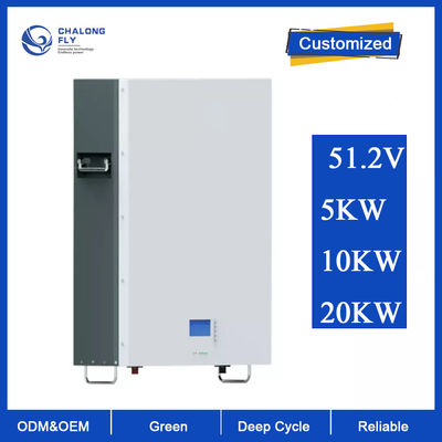 Bateria litowa LiFePo4 OEM ODM 51,2 V 100AH ​​200AH Domowe przechowywanie energii słonecznej Lifepo4 Bateria litowa do montażu na ścianie