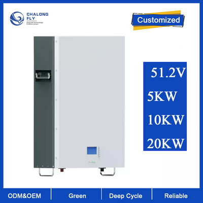 Bateria litowa LiFePo4 OEM ODM 51,2 V 100AH ​​200AH Domowe przechowywanie energii słonecznej Lifepo4 Bateria litowa do montażu na ścianie