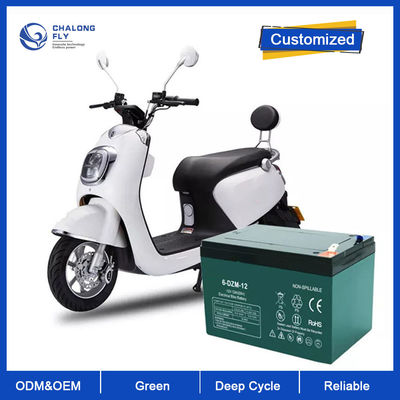 12V 24V 48V 100AH 40AH 200AH 300AH Głęboki cykl OEM ODM Przechowywanie Żelu Ołowiano-kwasowa bateria do e-bike / motocykla / wózka inwalidzkiego
