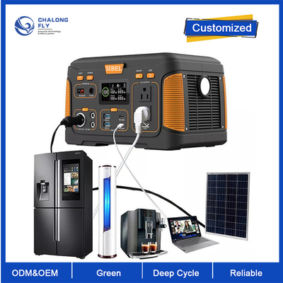 OEM ODM LiFePO4 bateria litowa Przenośna Elektrownia Słoneczna USB Typ C DC AC OUTPUT baterie litowe