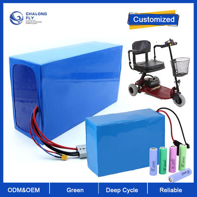 LiFePO4 Litium Battery OEM ODM 24V 36V 60V 72V 30AH 60AH 80AH 120AH Litium Ion Battery Pack dla e-skuterów / e-fotelików