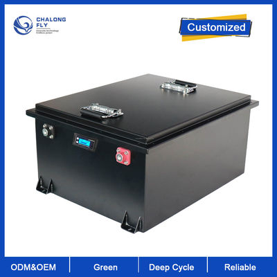 Bateria litowa LiFePo4 dostosowana 48V 72V 100AH ​​200AH 400AH akumulator wózka golfowego akumulator elektryczny wózek widłowy