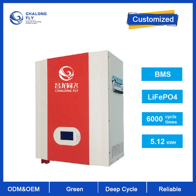 Lifepo4 akumulator litowo-jonowy Powerwall akumulator ścienny 48V 100Ah 12V akumulator o głębokim cyklu do domu mieszkalnego