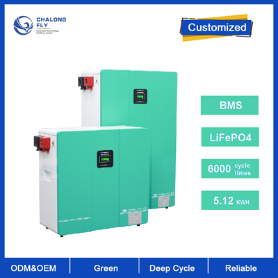Dostosowany akumulator litowo-jonowy LifePo4 24V 48V 200Ah akumulator Powerwall do domowego systemu magazynowania energii słonecznej