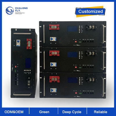 LiFePO4 Bateria litowa 48V 100AH 200AH Zasilanie z akumulatorem Li-ion