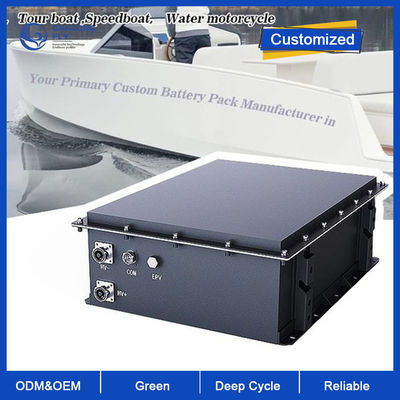 LiFePO4 Bateria litowa 96V 105Ah Bateria litowo-jonowa dla pojazdów morskich