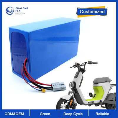 Akumulator litowy LiFePO4 Dostosowany 24V 36V 48V 60V 30AH Akumulator litowo-jonowy 40AH 60AH 80AH Do wózka inwalidzkiego / motocykla elektrycznego