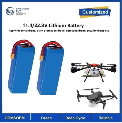 22000mAh LiFePO4 NCM 22.8V 33V 43.2V 6S 12s Litium Ion Battery for Aerial Detector Drone