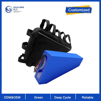 CLF Hurtownia 52V 60V 72V 20Ah 25Ah 30Ah 35Ah Trójkątna Bateria Litowo-Jonowa Cylindryczna do E-roweru