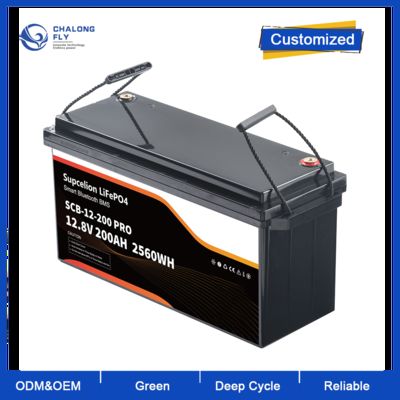 Zestaw baterii litowo-jonowych 12V 200Ah Zastąpienie kwasu ołowianego hurtowo OEM kwasu ołowianego do baterii Lifepo4