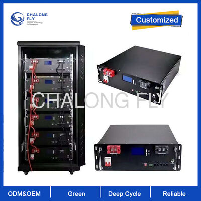 48V 200Ah modułowa bateria litowo-jonowa z inteligentnym systemem BMS i układaną konstrukcją do przechowywania energii przemysłowej