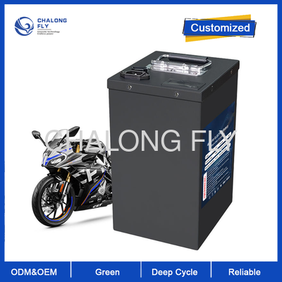 Elektryczny motocykl 72V 60Ah z akumulatorem litowym o wysokim wyładowaniu z 200A