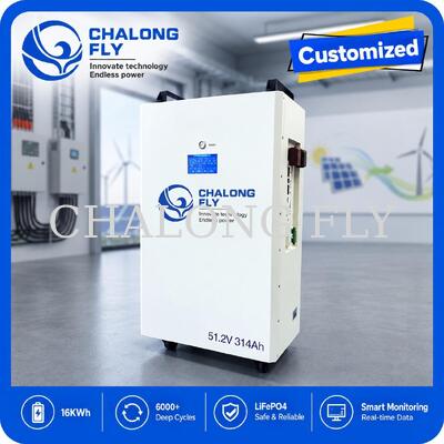 51.2V 300Ah 15.36kWh LiFePO4 domowa bateria do magazynowania energii dla mieszkaniowych systemów magazynowania energii